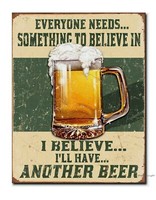Bier Schild 30 X 40 Groß Biertrinker Motto Lustig Geschenk Made Usa Poster *036