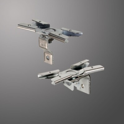 Draper 227016 T-Bar Twist Clips (Aluminum) (Star/Luma), Aluminum