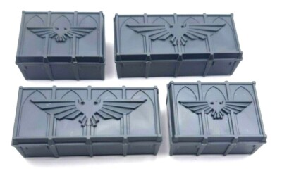  4 Ammonenkisten Munitorumkiste Warhammer Objectives Supply Dump.