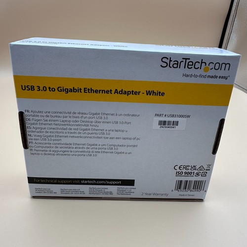 StarTech.com Adattatore da USB a Ethernet, USB 3.0 a 10/100/1000 Gigabit Ethernet - Foto 2 di 3
