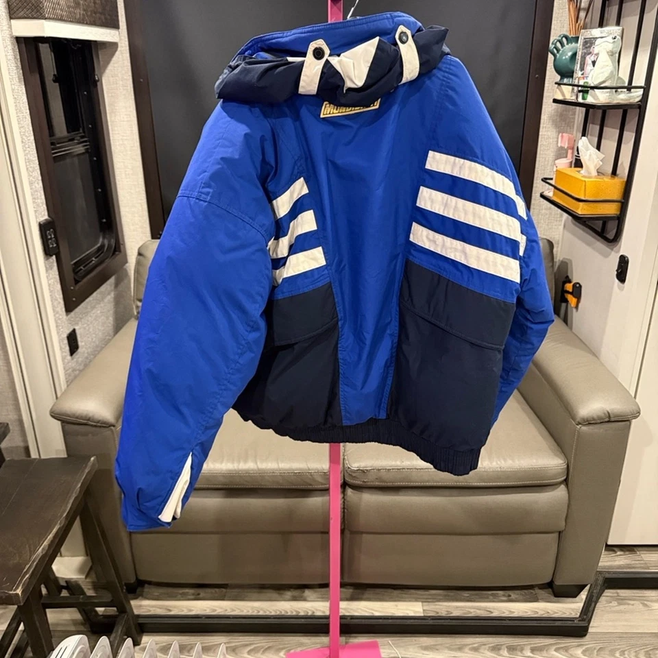 Jaqueta de esqui Mondi azul masculina e azul marinho tamanho grande - Imagem 2 de 4