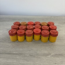Vintage Kodak Aluminum Metal 35mm Film Canisters W/ Lids Lot Of 18