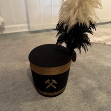 Alter Bergbau Steigerhut mit Feder Rarität!