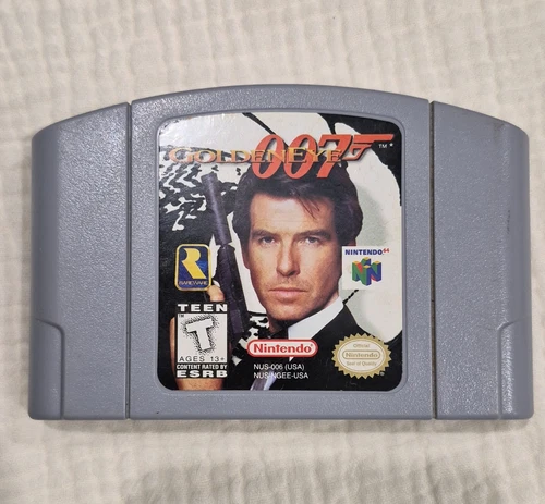 Retro/Vintage GoldenEye 007 Nintendo 64 N64 Authentic Tested Cleaned Works Great