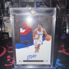 2020-21 PANINI IMPECCABLE TMAIL RED PARALLEL ROOKIE PATCH AUTO TYRESE MAXEY /88