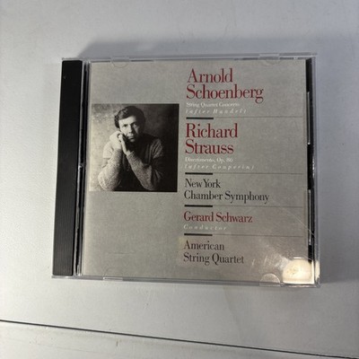 Schoenberg Strauss String Quartet Concerto Divertimento Gerard Schwarz CD