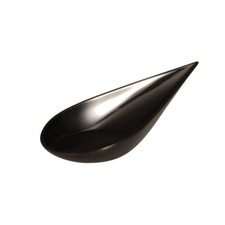 Soria Black 40 pcs Drop-Shaped Spoons