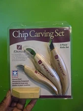 Flexcut Chip Set Carving Knife High Carbon Steel Blade Ergonomic Wood Handle