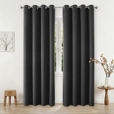 84Inch Blackout Curtains for Bedroom, Black Out Curtains 84 Inch Long, Thermal I