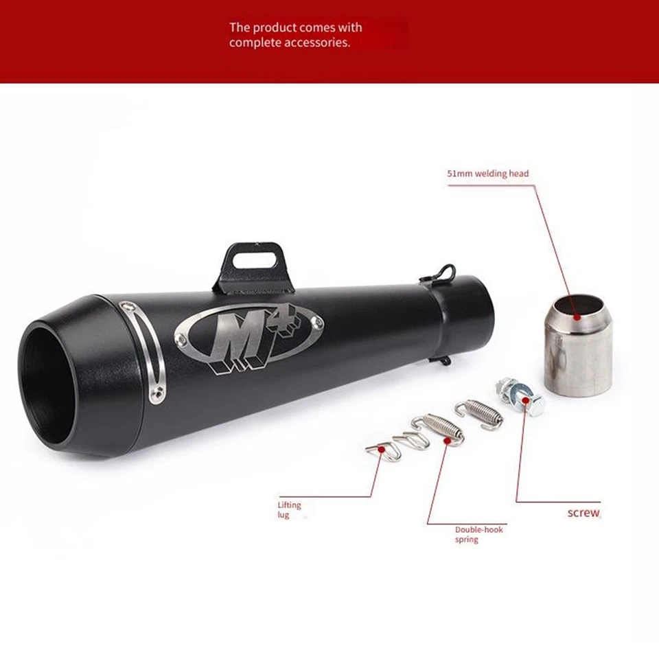 Silenciador preto para escapamento deslizante GSXR750 Suzuki GSXR600 GSX-R600 11-2021 M4 GP - Imagem 3 de 4