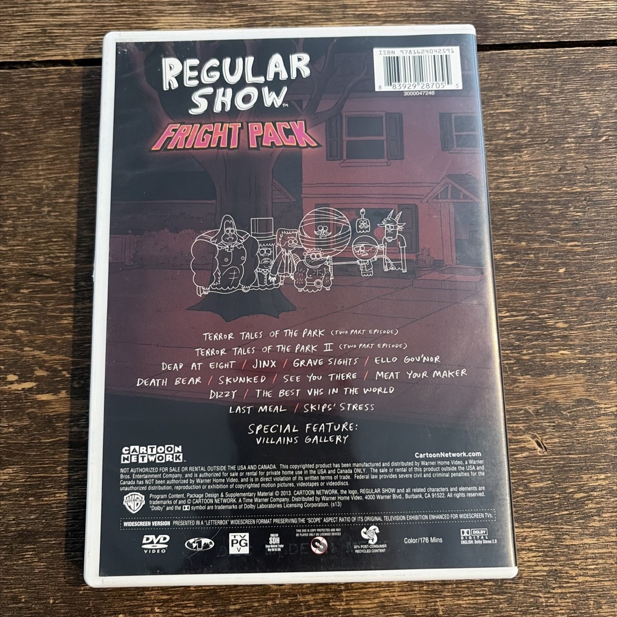 Cartoon Network Regular Show - Fright Pack DVD Halloween Time