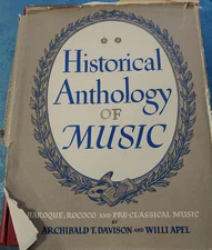 Historical Anthology of Music, Baroque, Rococo and Pre-Classical