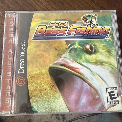 Sega Bass Fishing (Sega Dreamcast, 1999) Complete With Manual 'Tested'