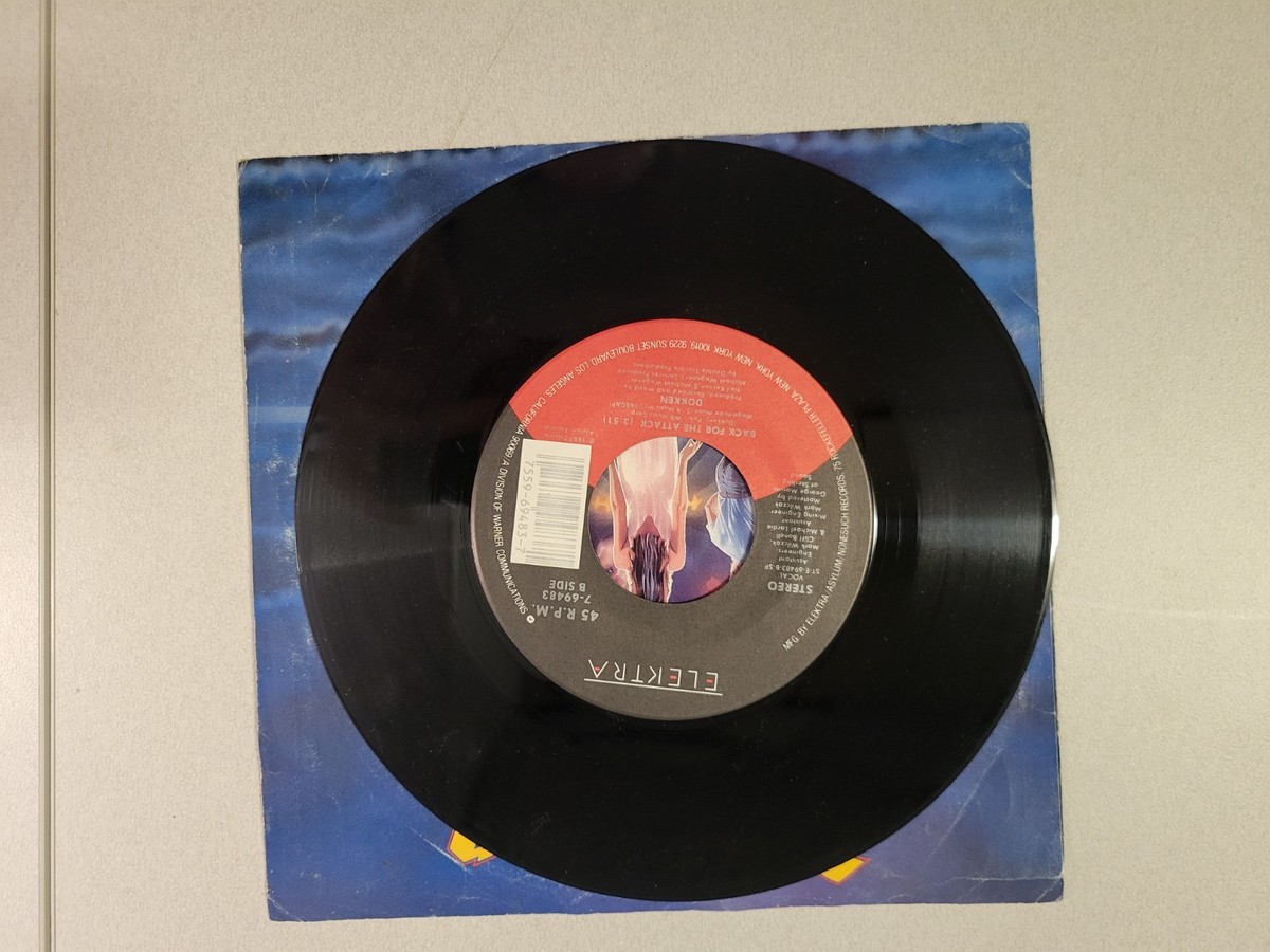 Dokken 1987 Dream Warriors- 45 RPM- Elektra 7-69483- A Nightmare