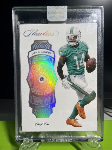 2017 Panini Flawless - Jarvis Landry One of One Diamond 1/1 Miami Dolphins NFL