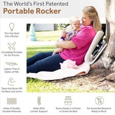 READY ROCKER Portable Rocking-Chair - Ideal for Nursery and Home Use