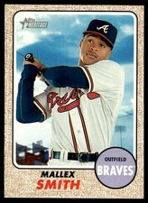 Mallex Smith 2017 Topps Heritage #110 Atlanta Braves 25529 Baseball Card