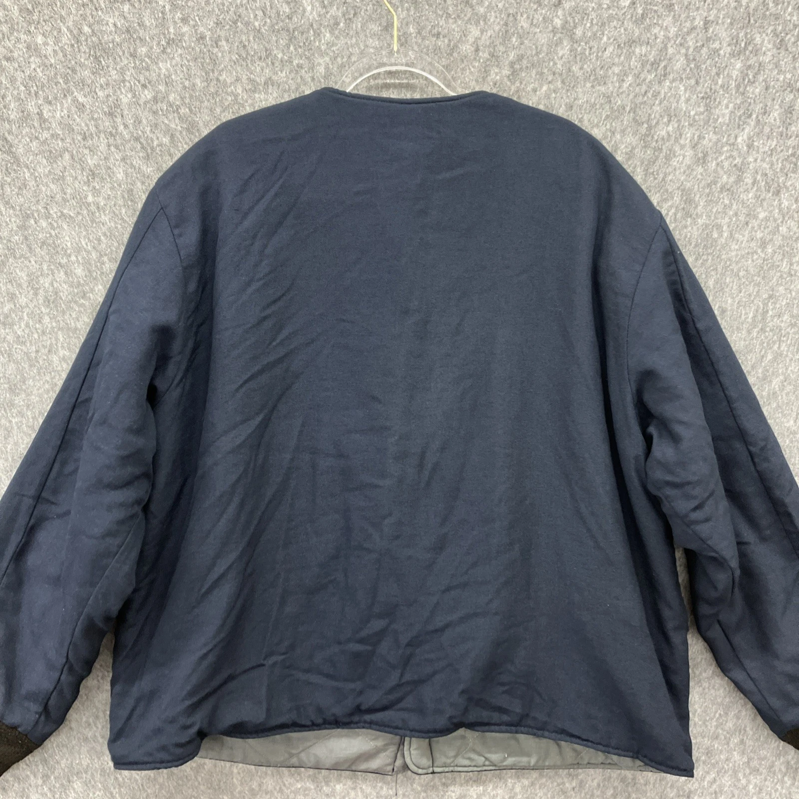 Bulwark Protective Apparel Flame Resistant Bomber Coat Mens 3XL Blue Quilted image 5