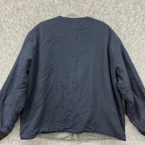 Bulwark Protective Apparel Flame Resistant Bomber Coat Mens 3XL Blue Quilted image 5