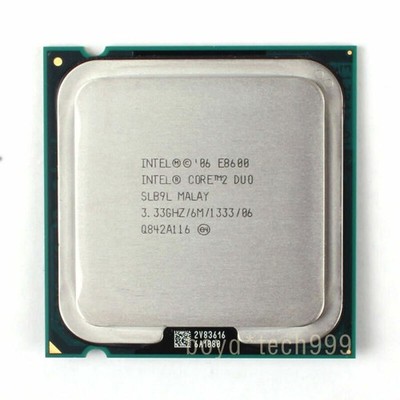 INTEL CORE 2 DUO E8600 PROCESSOR 3.33GHZ/6M/1333 (SLB9L) LGA 775 CPU