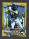 2025 Bowman Chrome Luis Pena True Gold /50 Refractor Milwaukee Brewers BCP-239