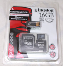 Kingston Micro SD Reader 16 GB Micro SD HC Micro SD Adapter