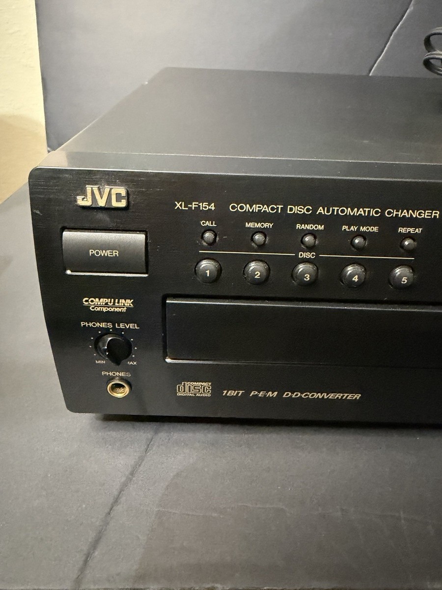 JVC XL-F154 Compact Disc Automatic 5 Disc CD Changer Vintage Media