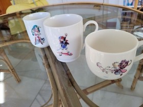 Grandia Japan Sega Saturn Mugs Mug Set 90's Promo Promotional Playstation 1 Rare