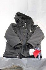 REEBOK HOODED COAT BLACK Fleece Lined CHILDS SIZE 5