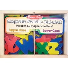 Melissa  Doug Wooden Magnet Set 52/Pkg-Alphabet - MD448