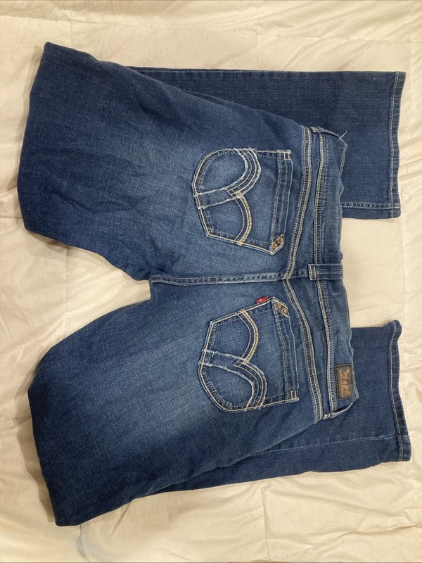 Levi's Jeans Women 15 M 524 Too Superlow Bootcut Medium Wash Denim