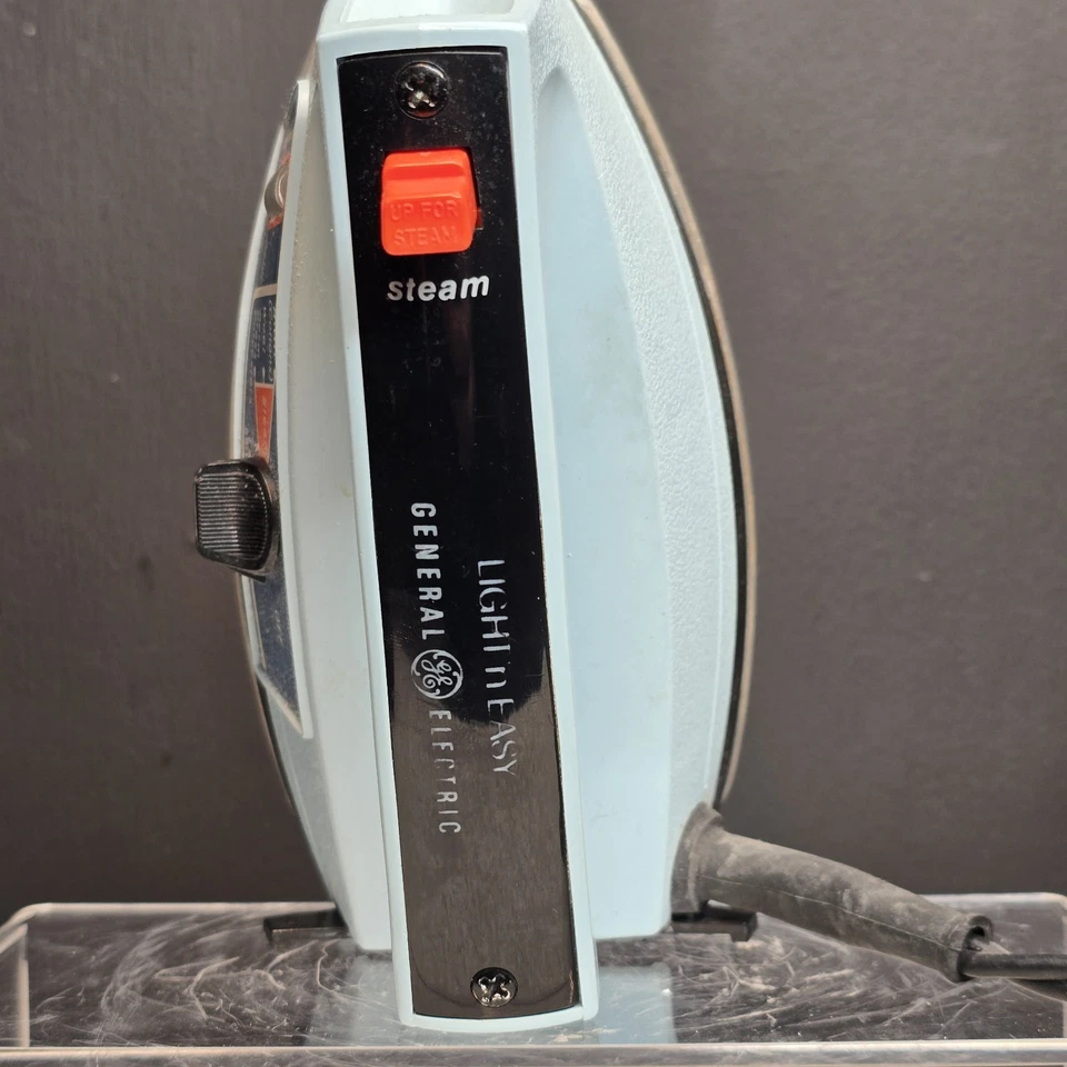 复古 GE 通用电灯 N 容易蒸汽干铁粉蓝色,有效 — 第 3/4 张图片