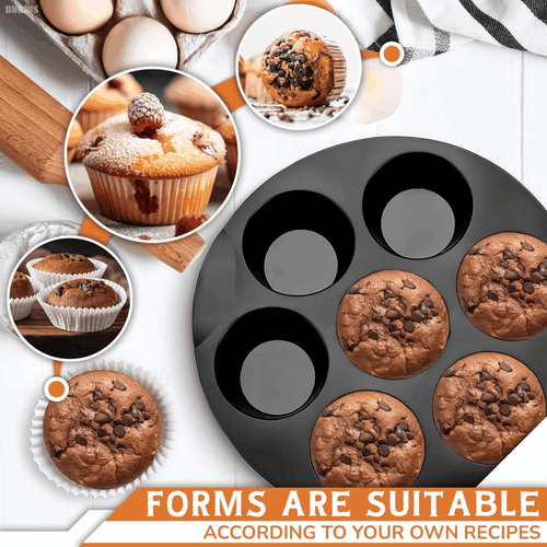 Silikon Muffinform Silikon Cupcake Formen zum Backen von Ei Bissen Form Antihaft - Bild 7 von 9