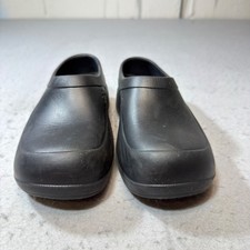 TredSafe Clogs Womens 6 Mens 5 Black Good Slip Resistant Work Shoes