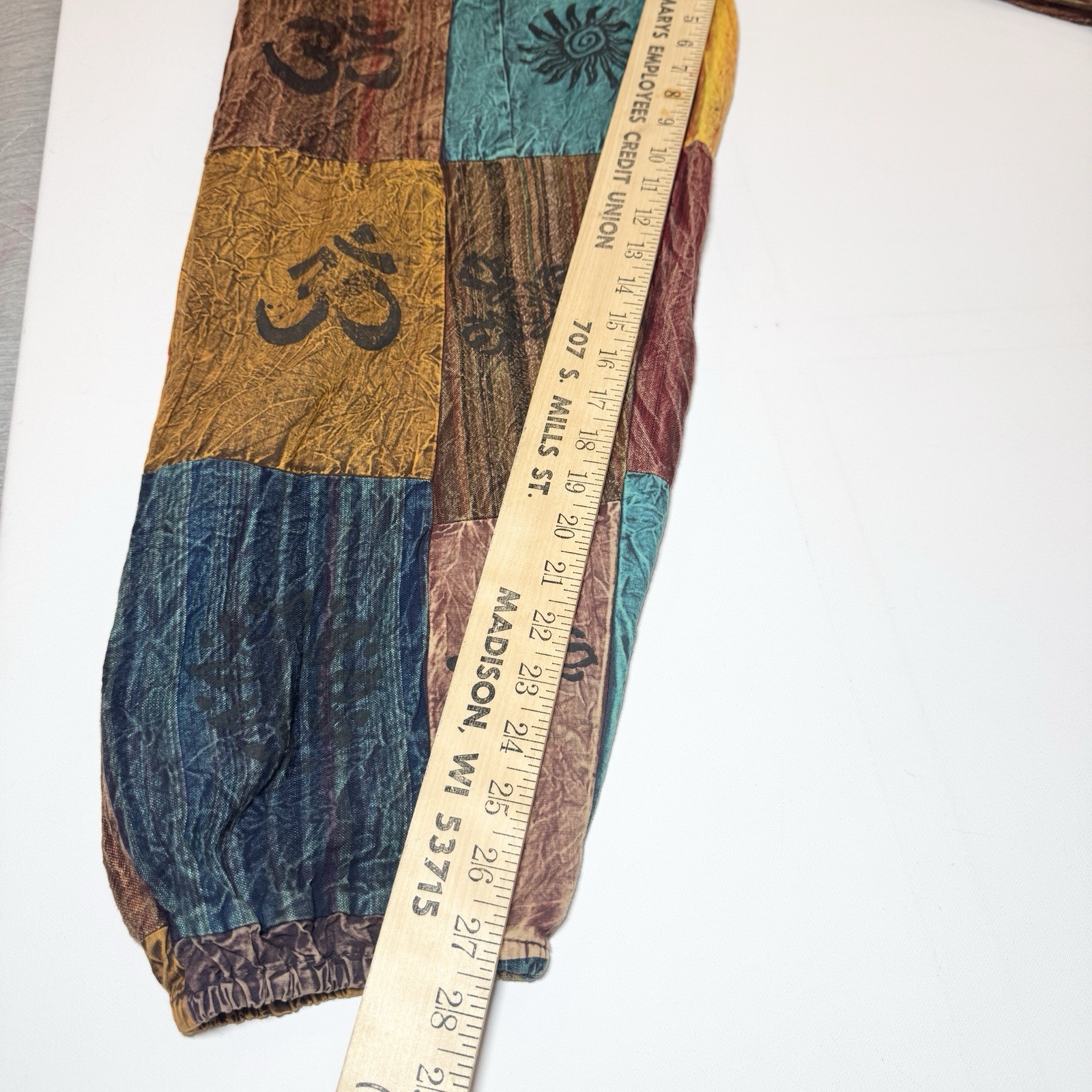 Patchwork Boho Harem Yoga Jogger Pants Hippie Fes… - image 9