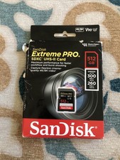 SanDisk 512GB Extreme PRO SDXC UHS-Il Memory Card - SDSDXDK-512G-GN4IN