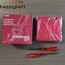 New For GBA SP Game Boy Advance SP Replacement Housing Shell Screen Len Red