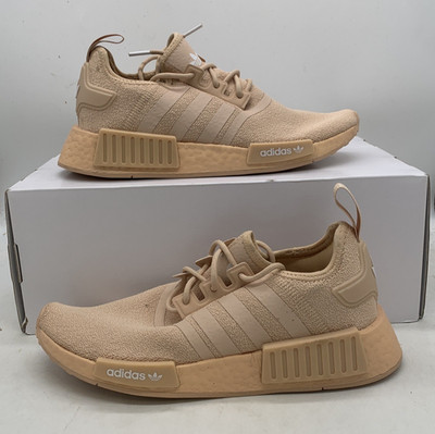 Adidas NMD R1 Running Shoes All Beige GZ4963 Womens Size 8