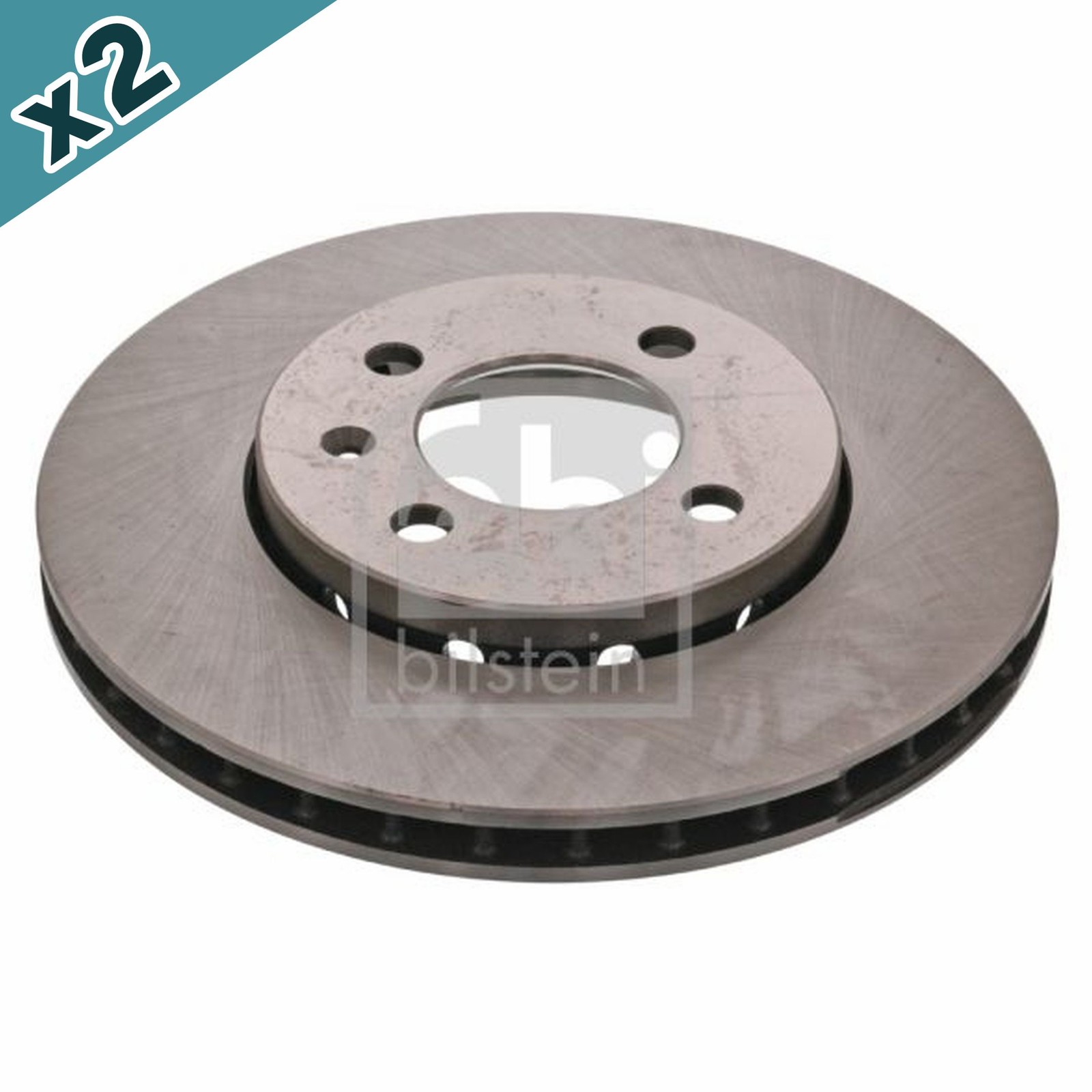 FEBI BILSTEIN 43841 Brake Disc Front Fits Seat Mii Skoda Citigo VW Load Up Up!