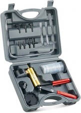 Brake Bleeder Kit Vacuum Pump And Adapters For Brake Fluid Power Steering