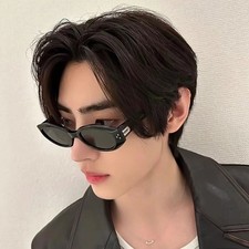 Polarized Cat Eye Sunglasses UV400 Gray Lenses Black Frame Unisex Street Style