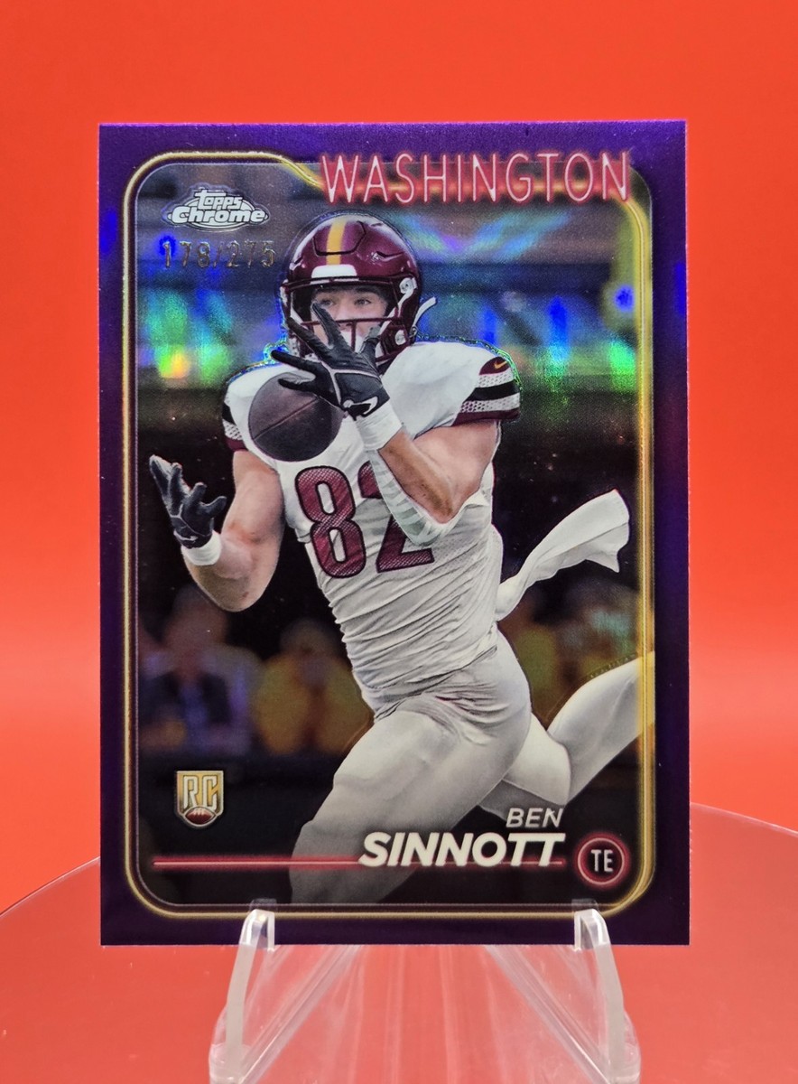 Ben Sinnott 2024 Topps Chrome Purple Refractor /275 Rookie