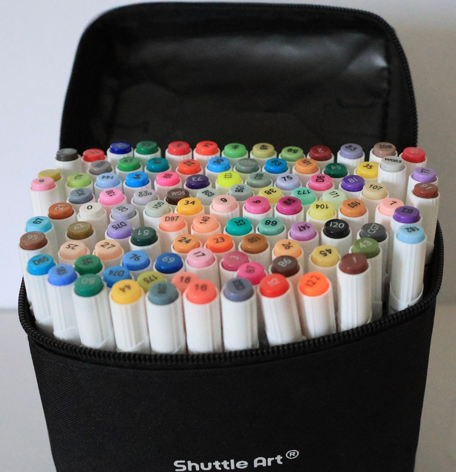 Shuttle Art Alcohol Markers, 100 Colours Professional Dual T