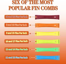 5PCS Air Conditioner Condenser Fin Comb Set Include FCR6 Fin Comb, Metal Radi...