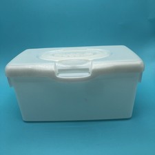 Vintage Huggies Refillable Baby Wipes Dispenser Empty Container Retired