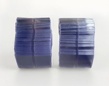 100 Archival Vinyl 2x2 Coin Flips - Round Corner - Double Pocket - Non-PVC