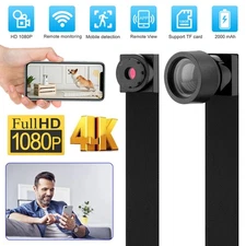 HD 1080P 4K Cam Wireless WiFi Security Mini DVR Micro Pinhole Screw DIY Cam 32GB