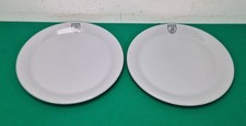 Pair of University of Liverpool Crest 10" Dinner Plate Dunn Bennett Rocklite