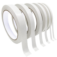 Double Sided Tape for Crafts, 6 Rolls Multi-Size Double-Sided Adhesive Tape for