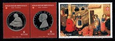 L' 2002 Sass. 693-695 Neuf ** 100% Pièces de monnaie de l'Ordre, Noël, Annonciat